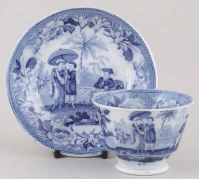 Teabowl and Saucer c1810